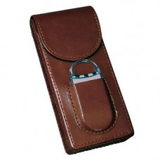 Футляр для 3 сигар Афисионадо Cigar Leather Case LC3MC/BN с гильотиной (шт.)